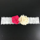 Colorful Girls Flower Lace Pearls Headband Hair Band Party Hair Accessories
