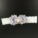 Girls Baby Flower Lace Pearls Headband Hair Band Headwear Party Hair Accessories