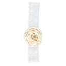Women Girls Flower Lace Pearls Headband Hair Band Party Hair jewelry
