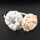White Rhinestone Floral Headband Headpiece Alice Band Accessory for Girls Kids