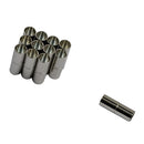 12 Sets silver Filled 4mm Tube Barrel Magnetic Clasp Jewelry Making Findings