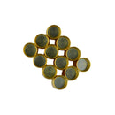 Jewelry Findings Gold Plated Leather Cord End Magnetic Clasp Hole Size 6mm 12pcs / Pack