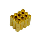Jewelry Findings Gold Plated Leather Cord End Magnetic Clasp Hole Size 6mm 12pcs / Pack
