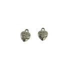 50 Tibetan Silver love and Beloved Heart Charms Pendants for Jewelry Making