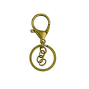 10 Sets Large Lobster Clasp Trigger Clip Key Ring With 30mm Split Ring and Chains