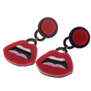 Novelty Lip Long Dangle Hip Hop Earrings Acrylic Ear Studs Women Jewelry