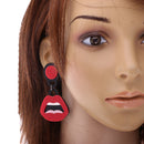 Novelty Lip Long Dangle Hip Hop Earrings Acrylic Ear Studs Women Jewelry