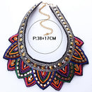 Fancy Bib Necklace Choker Collar Party Evening Club Statement Decoration