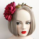 1 Piece Bright Color Elegant Lady Big Flower Headband Bohemia Fashion Summer Beach Decorations