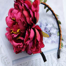 1 Piece Bright Color Elegant Lady Big Flower Headband Bohemia Fashion Summer Beach Decorations