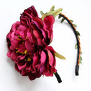 1 Piece Bright Color Elegant Lady Big Flower Headband Bohemia Fashion Summer Beach Decorations