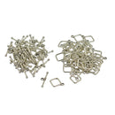 50 sets Round Ring Bar Toggle Clasp Ball Bead Connector DIY Making Crafts