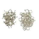 50 sets Round Ring Bar Toggle Clasp Ball Bead Connector DIY Making Crafts