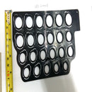 Plastic Ring Sizer Construction Finger Gauge Ring Measurement Jewelry Tool Black