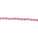 Pink Oval & Barrel Loose Beads Fashion DIY Necklace Bangle Making Crafts