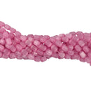 Pink Oval & Barrel Loose Beads Fashion DIY Necklace Bangle Making Crafts