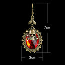 1 Pair Red Skull Head Fashion Jewellery Long Dangle Earrings Halloween Ornaments