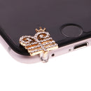 Crystal Rhinestone 3.5mm Jack Anti Dust Plug Earphone Cap Stopper Cover