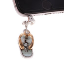 Dustproof 3.5mm Anti Dust Plug Phone Plug Stopper Cap Compatible FOR Smart Phone Blue/Gold