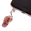 Anti Dust Earphone Plug Stopper Cap Cell Phones Charms For 3.5mm Phone Jack Pink