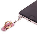 Anti Dust Earphone Plug Stopper Cap Cell Phones Charms For 3.5mm Phone Jack Pink