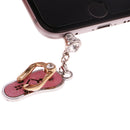 Anti Dust Earphone Plug Stopper Cap Cell Phones Charms For 3.5mm Phone Jack Pink