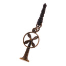 Vintage Phone Stopper Cap Compatible with 3.5mm Headphone Fan Shape