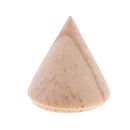 Unpainted Plain Cone Shaped Wooden Ring Jewelry Display Stand Holder Organizer S