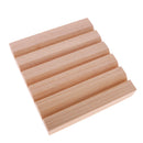 Plain Wooden Ring Jewelry Display Holder Tray Rack Organizer