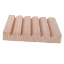 Plain Wooden Ring Jewelry Display Holder Tray Rack Organizer