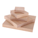 Square Plain Wooden Necklace Earrings Watch Jewelry Display Tray Holder Organizer Pack of 5