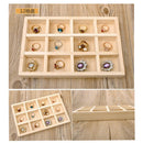 Unpainted Plain Wooden Tiny Tool Jewllery Storage Box 12 Grids Keepsake Gift