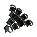 10Pcs 16 x 16mm Square Bezel Adjustable Ring Blank Base Cabochon Ring Jewelry Findings