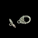 50 Sets Flower Leaf Branch OT Toggle Clasps Connector Jewelry DIY Making