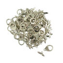 50 Sets Flower Leaf Branch OT Toggle Clasps Connector Jewelry DIY Making
