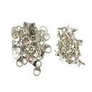 50 Sets Flower Leaf Branch OT Toggle Clasps Connector Jewelry DIY Making