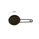 Blank Vintage Safety Brooch Pins Fashion Jewelry 20mm Black