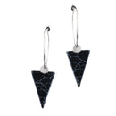Pair Of Women Girls Ladies Dangle Earrings Fashion Jewelry Birthday Party Gift Black