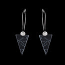 Pair Of Women Girls Ladies Dangle Earrings Fashion Jewelry Birthday Party Gift Black