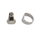 10pcs Adjustable Bezel Ring Blanks Base Setting DIY Cabochon Craft Findings