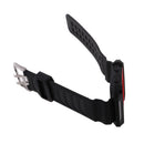 Easy Install Snap-On Design Watch Band With Frame Wrist Strap Replacement COMPATIBLE FOR Fitbit Blaze 23mm Red