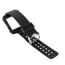 Easy Install Snap-On Design Watch Band With Frame Wrist Strap Replacement COMPATIBLE FOR Fitbit Blaze 23mm White