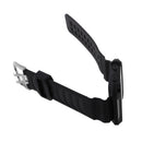 Easy Install Snap-On Design Watch Band With Frame Wrist Strap Replacement COMPATIBLE FOR Fitbit Blaze 23mm White