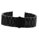 Adjustable Size 22mm Stainless Steel Watch Band Strap COMPATIBLE FOR Samsung Gear S3 Classic Frontier Black