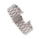 Adjustable Size 22mm Stainless Steel Watch Band Strap COMPATIBLE FOR Samsung Gear S3 Classic Frontier Silver