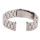 Adjustable Size 22mm Stainless Steel Watch Band Strap COMPATIBLE FOR Samsung Gear S3 Classic Frontier Silver