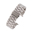 Adjustable Size 22mm Stainless Steel Watch Band Strap COMPATIBLE FOR Samsung Gear S3 Classic Frontier Silver