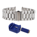 Easy Install Stainless Steel Strap Watch Band COMPATIBLE FOR Fitbit Blaze Watch+ Watch Band Remover Tool Silver