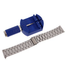 Easy Install Stainless Steel Strap Watch Band COMPATIBLE FOR Fitbit Blaze Watch+ Watch Band Remover Tool Silver