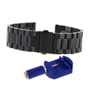 Easy Install Stainless Steel Strap Watch Band COMPATIBLE FOR Fitbit Blaze Watch+ Watch Band Remover Tool Black